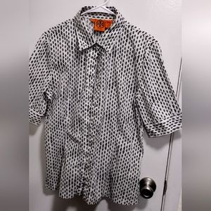 Tory Burch Black and White Blouse